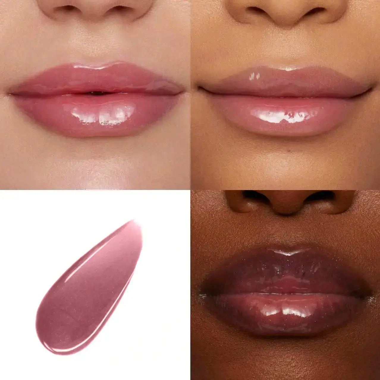Hypes Inventory PHOFAY Hydrating Hyaluronic Lip Gloss with shiny, smooth finish, visible applicator brush and clear packaging.