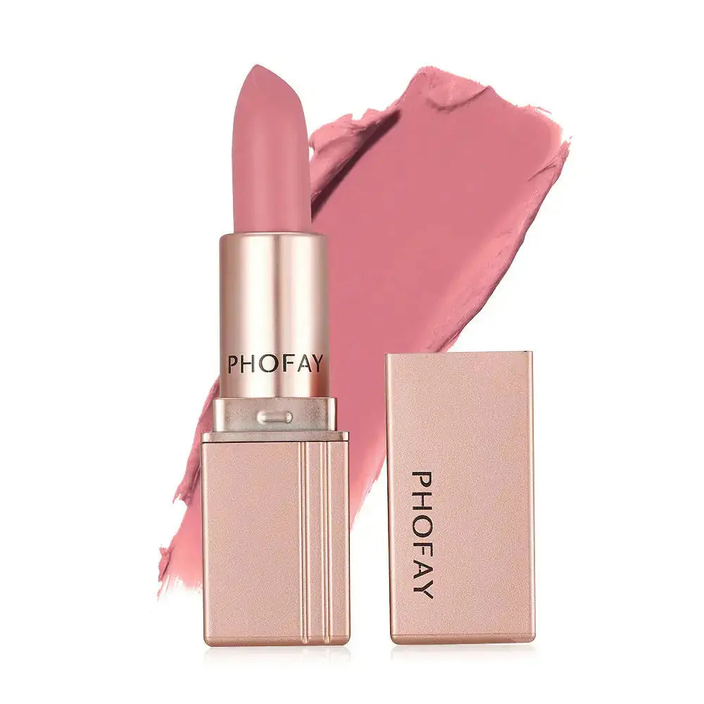 Matte waterproof lipstick in a sleek tube from Hypes Inventory, designed for long-lasting, vibrant lip color.