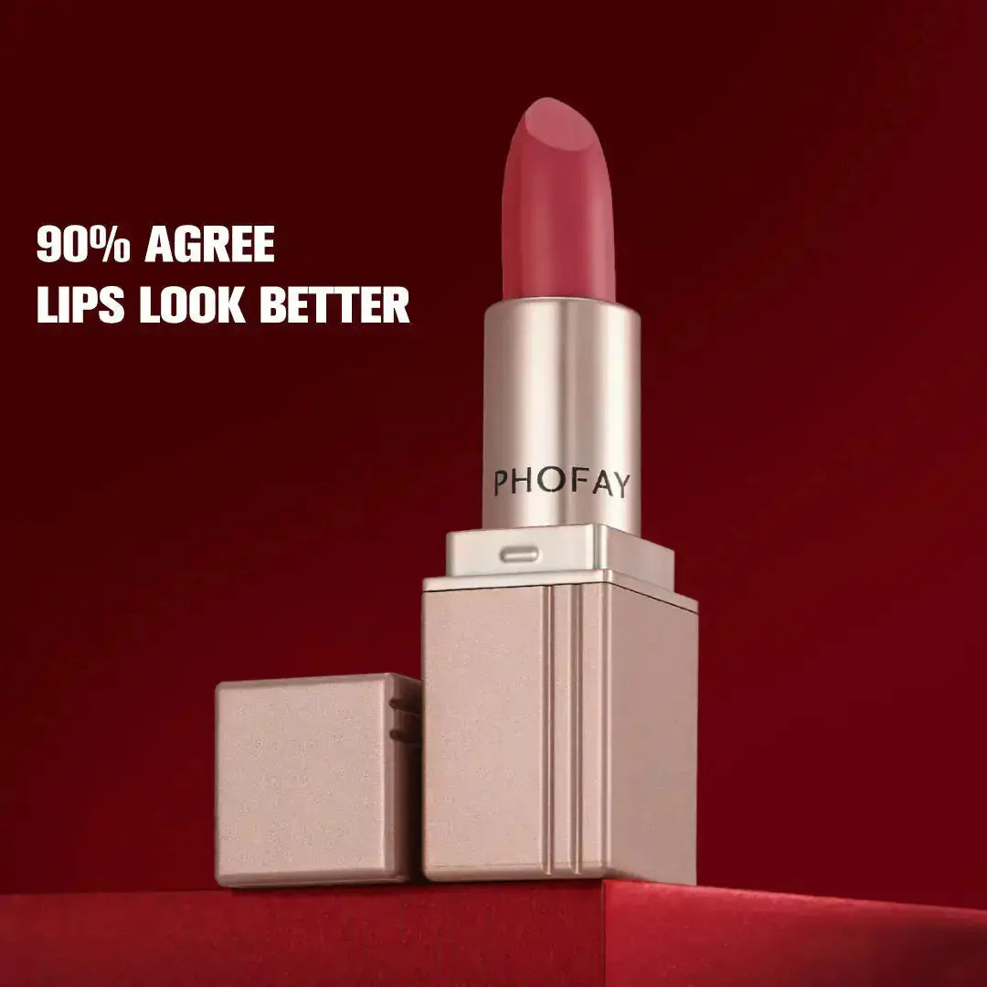Hypes Inventory matte lipstick, long-lasting waterproof lipstick in a sleek tube with a smooth, rich lipstick bullet.