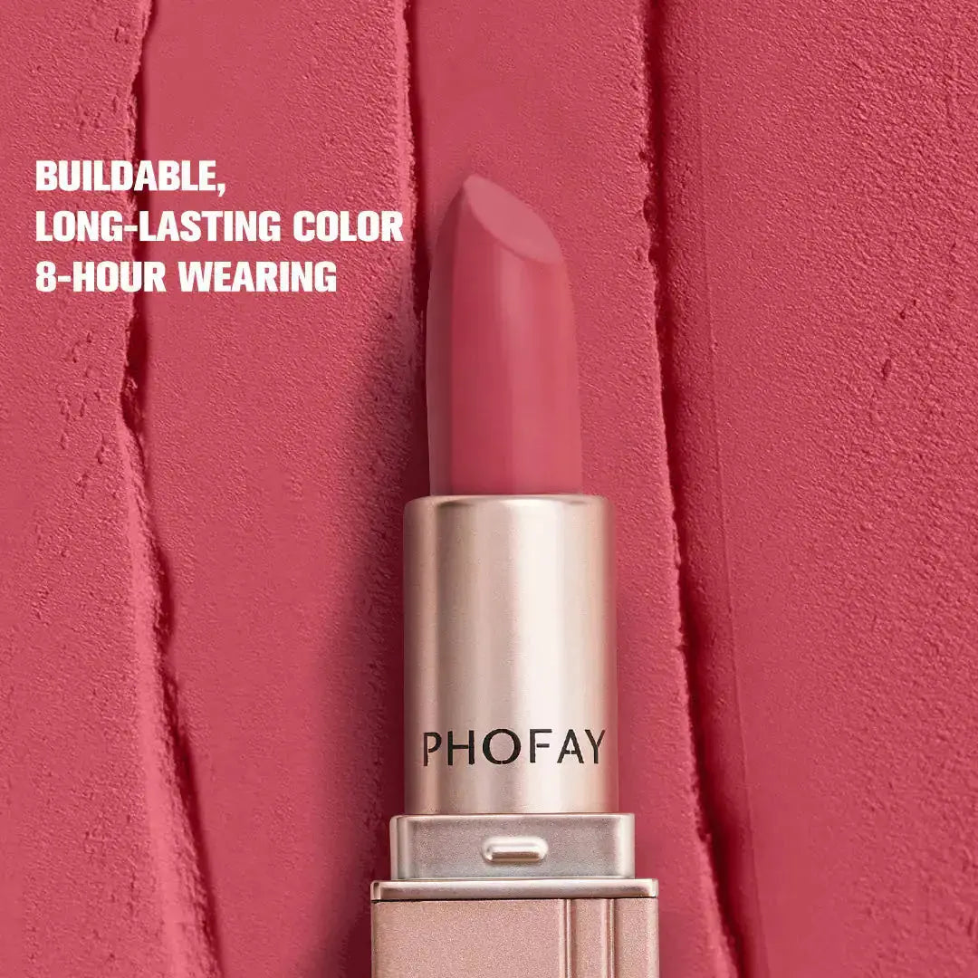 Hypes Inventory matte lipstick in a sleek tube, showcasing a long-lasting, waterproof lipstick with rich color and smooth finish.