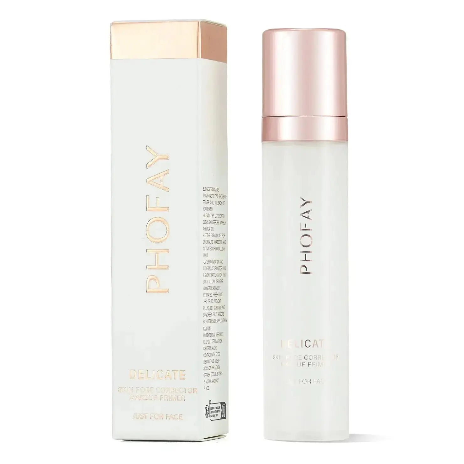 Hydrating PHOFAY long-lasting makeup primer by Hypes Inventory, shown in a sleek tube with a smooth, matte finish.