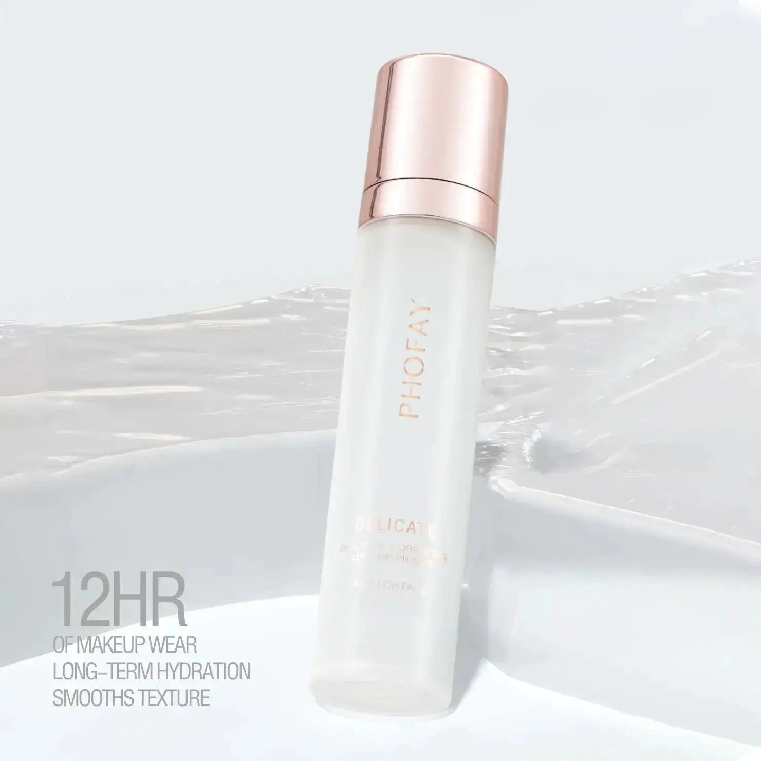 Hypes Inventory PHOFAY hydrating makeup primer in a sleek tube, designed to create a smooth, long-lasting base for makeup application.