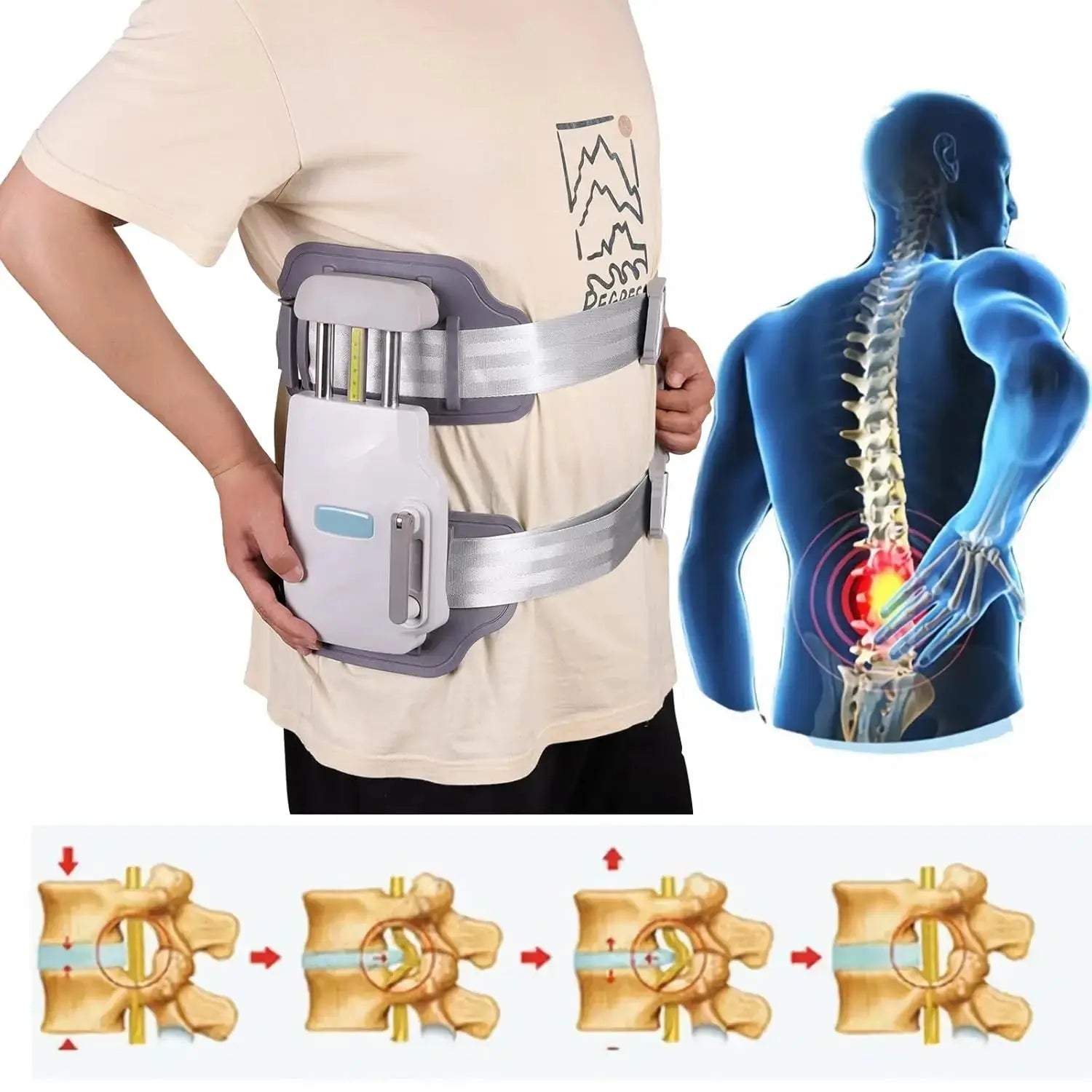 Adjustable Lumbar Support Belt Hypes Inventory