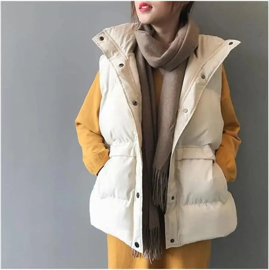 Women’s Colete Puffer Vest – Stylish Winter Layer for Comfort & Warmth Hypes Inventory