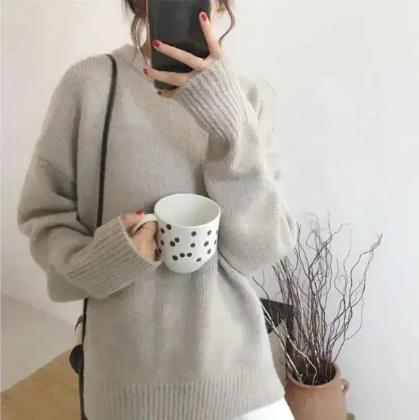 Cozy Luxe Slouchy Pullover Hypes Inventory