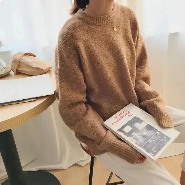Cozy Luxe Slouchy Pullover Hypes Inventory
