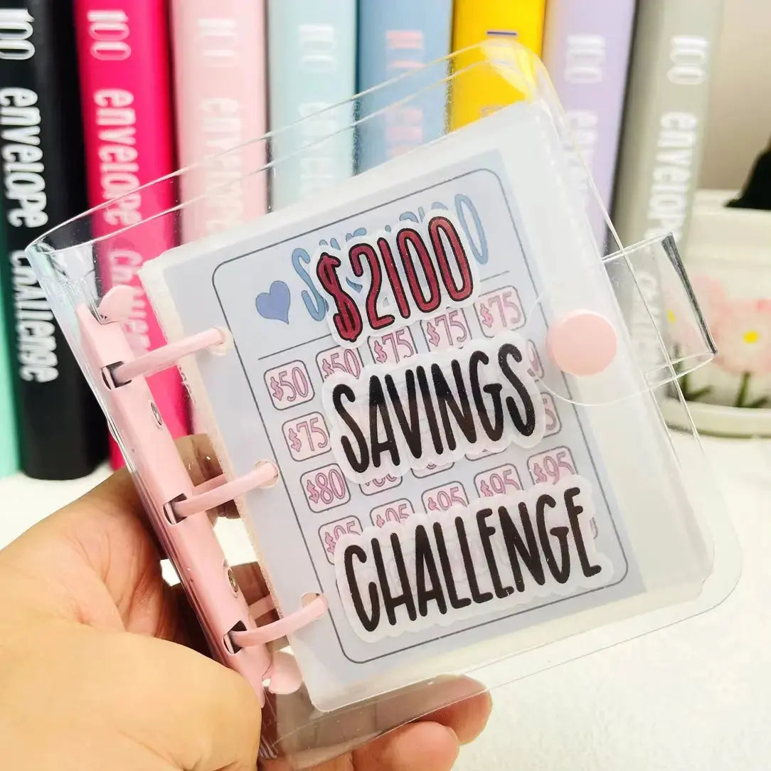 1000 Savings Challenge Binder with Cash Envelopes – Money Saving Planner