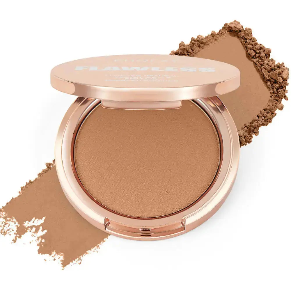 Hypes Inventory PHOFAY Matte Setting Pressed Powder in a compact with a smooth, matte finish for a natural makeup look.