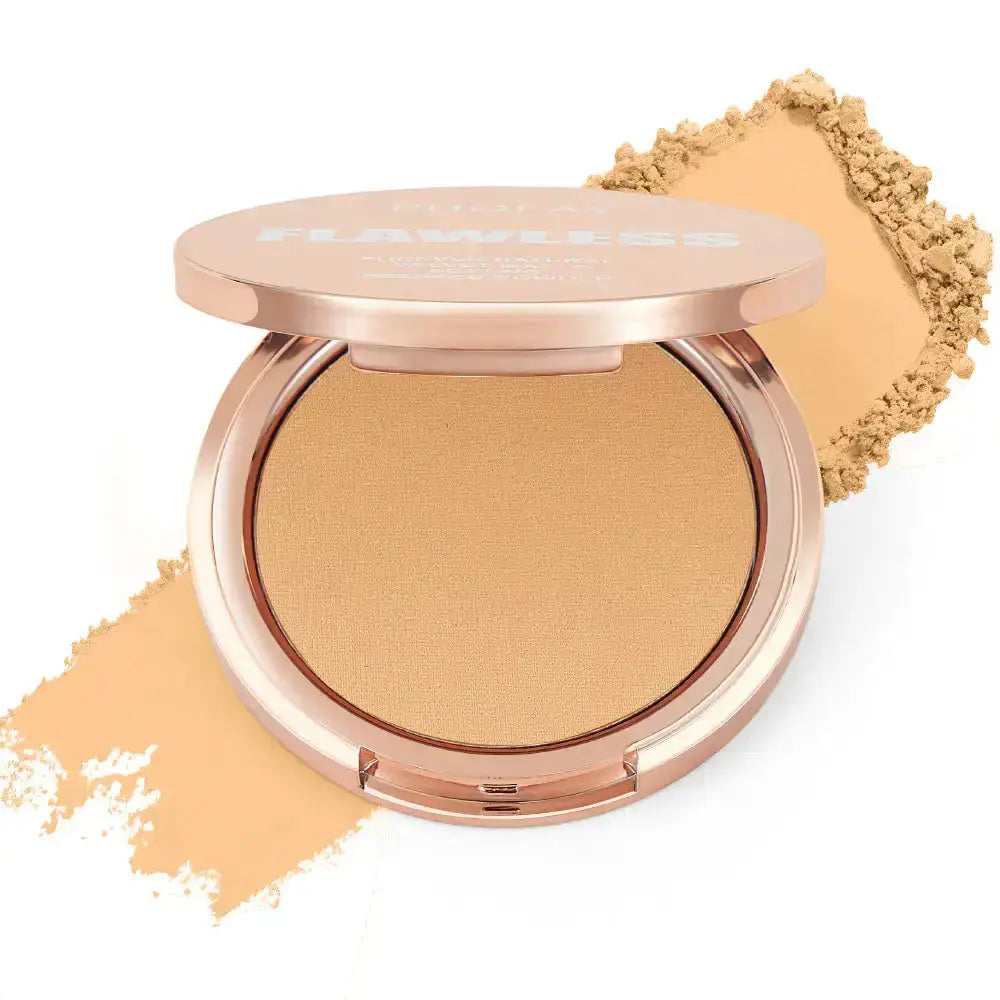 Hypes Inventory PHOFAY Matte Setting Pressed Powder in compact form, showing smooth, matte finish pressed powder for setting makeup.