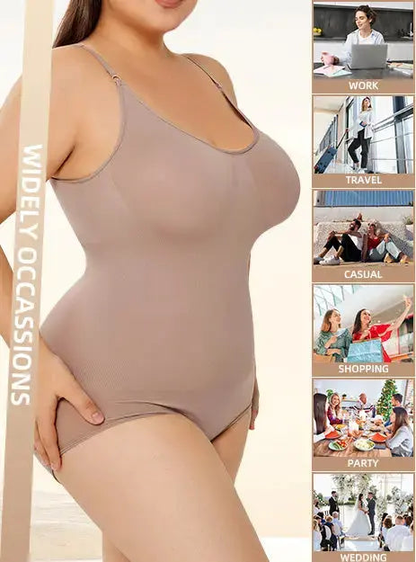 Women’s Tummy Control Full Body Shaper Bodysuit by Shaper™ Hypes Inventory