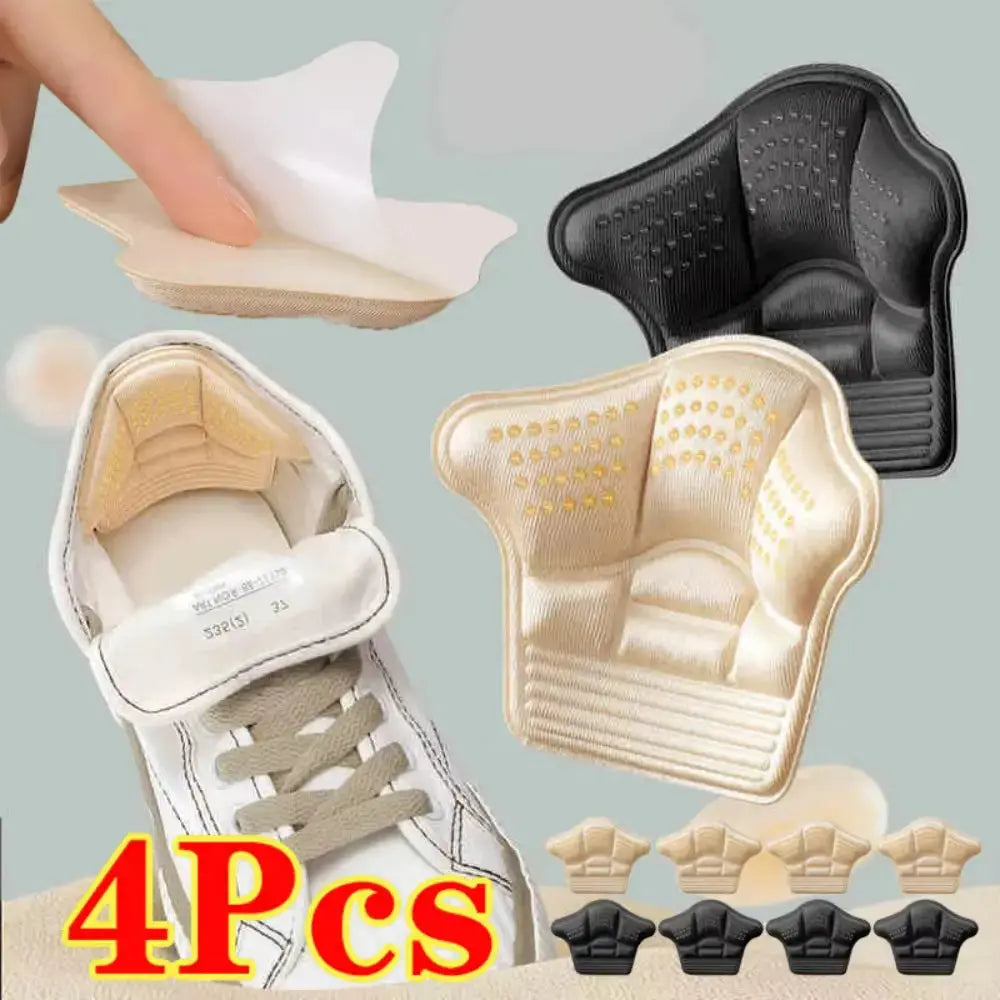 Hypes Inventory shoe heel pads and anti-slip heel grips inside a loose shoe for added comfort and secure fit.
