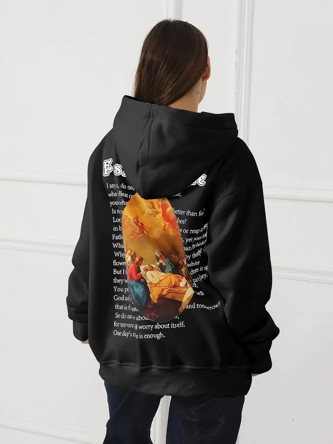 Women's Fashionable Casual Printed Long Sleeved Sweatshirt Hypes Inventory