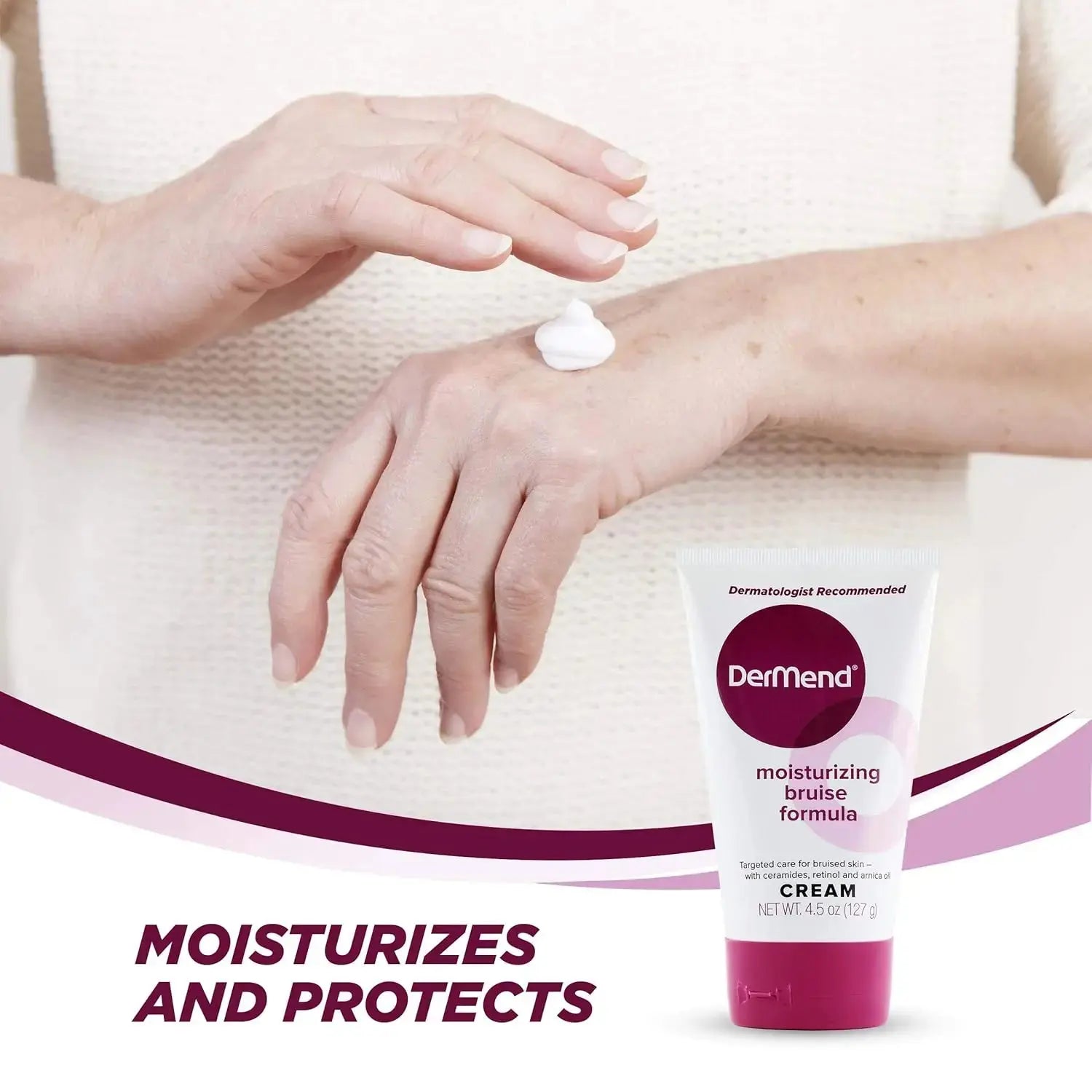 DerMend Moisturizing Bruise Formula Cream 4.50 oz (Pack of 2) Hypes Inventory