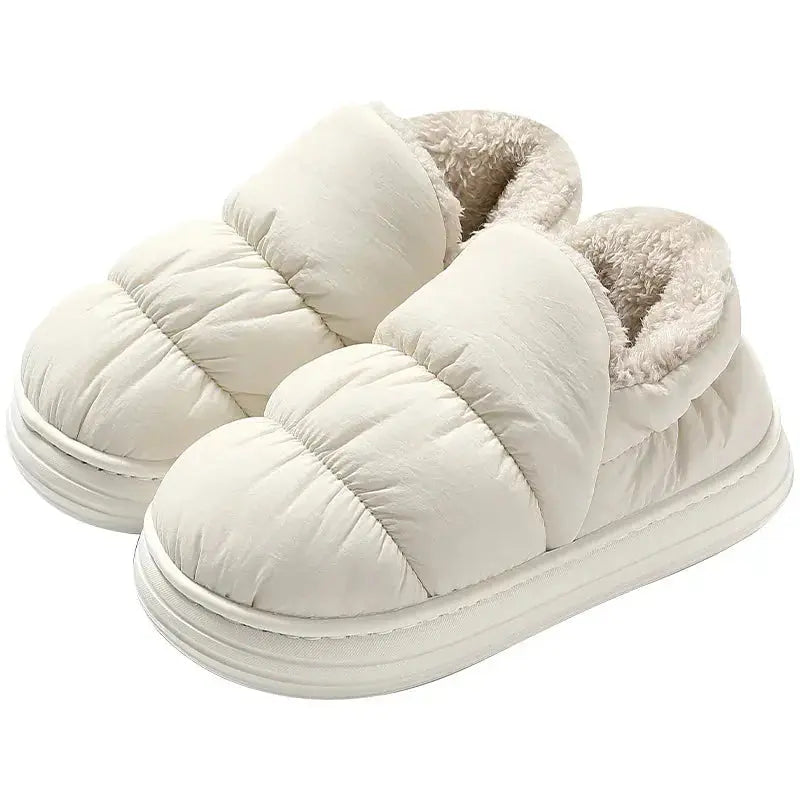 Plush-Lined Winter Boots – Unisex Warm Indoor & Outdoor Non-Slip Fur Boots Hypes Inventory