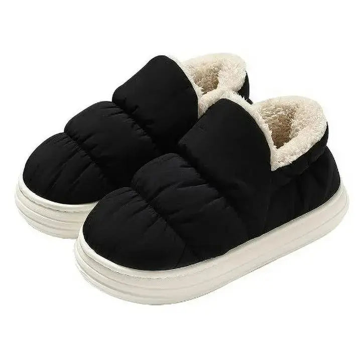 Plush-Lined Winter Boots – Unisex Warm Indoor & Outdoor Non-Slip Fur Boots Hypes Inventory