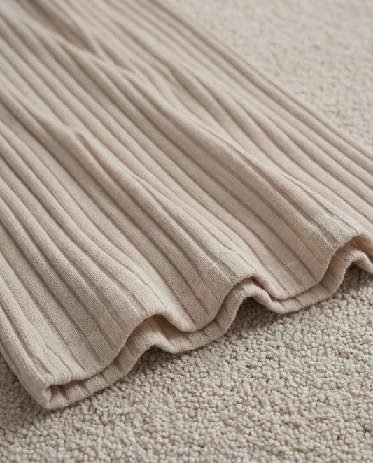 LÁVINE™ Cozy Ribbed Knit Two-Piece Lounge Set