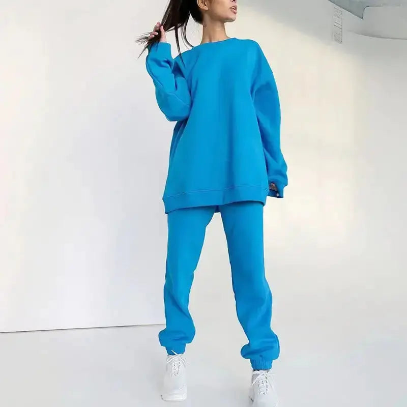 LÁVINE™ Cozy Two-Piece Fleece Set for Women | Lounge Sweater & Sweatpants LÁVINE™