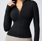 Women's Zipper Long-sleeved Sports Jacket