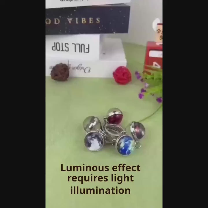 Galaxy Keychain Collection | 3D Double-Sided Planet Keychains for Space Lovers