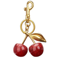 Keychain Cherry Bag Charms Purse，Key Chains Women Cute /Red Apple