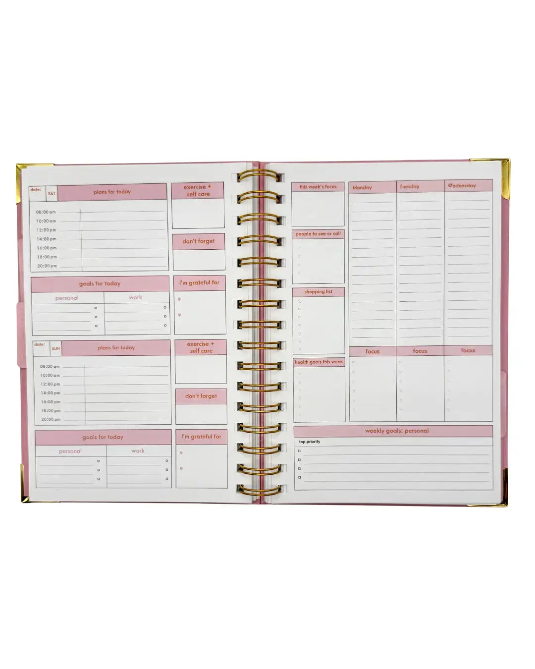 The Ultimate Goal Planner | Undated Weekly & Daily Planner | Goal Setting Planner The Fabulous Planner