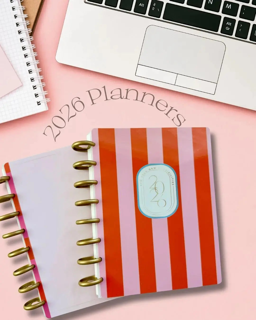 A5 Discbound Planner Journal by The Fabulous Planner with weekly and monthly pages, featuring a sleek, modern design.
