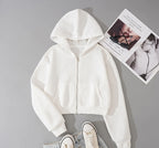 Loose Hooded Net Top