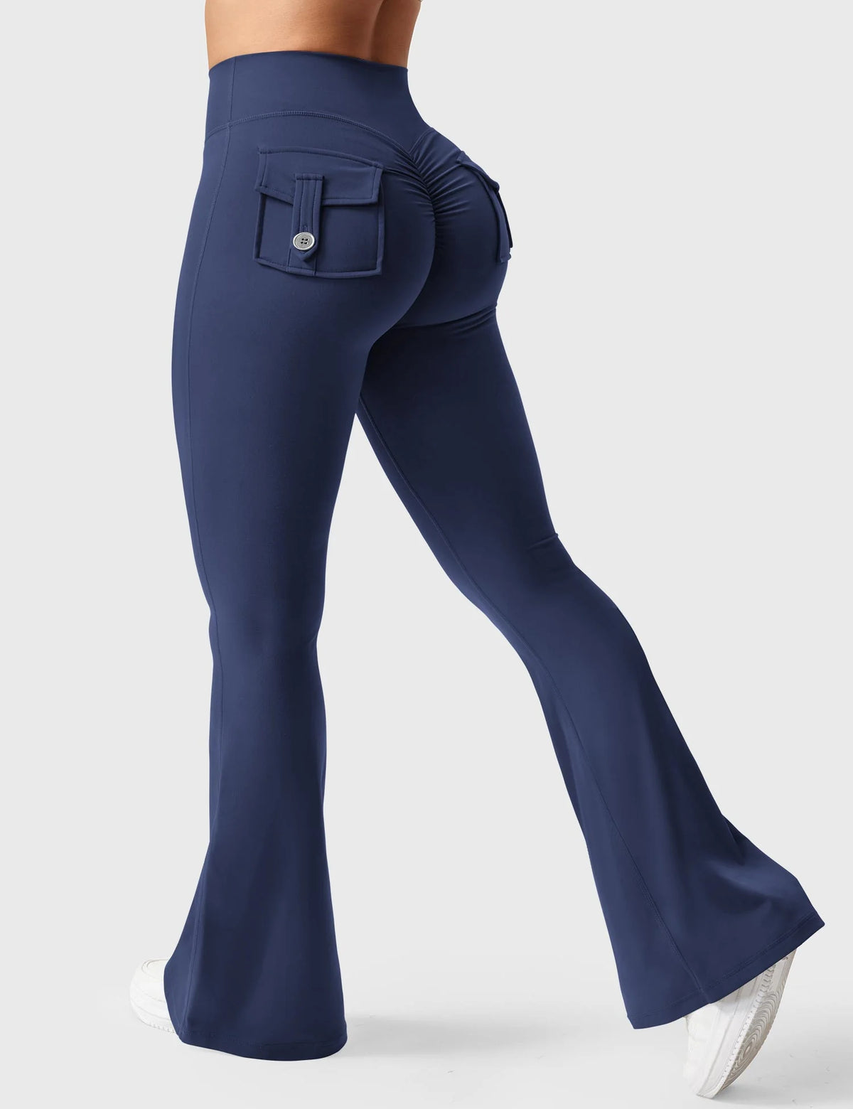 Flairé™ 30” High-Waisted Flared Leggings with Pockets | Yoga & Athleisure Pants