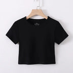 Summer Crop Top with Built-in Bra for Women