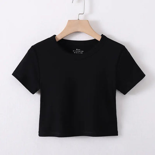 Summer Crop Top with Built-in Bra for Women